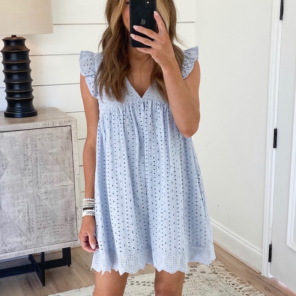 Eyelet Hidden Romper